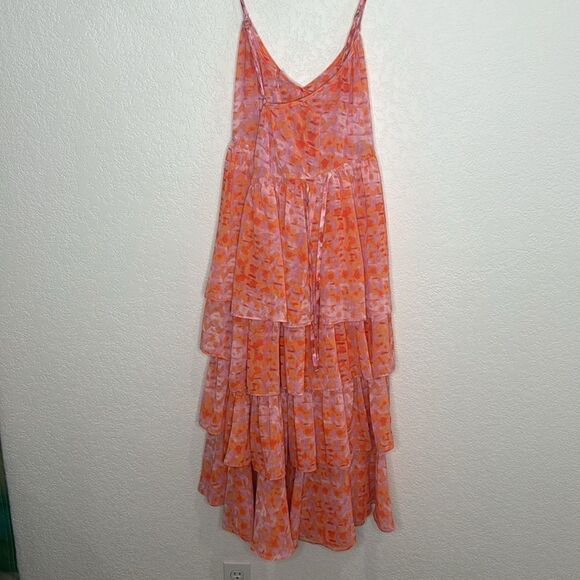 New Cinq A Sept Rachel Tiered Ruffle Midi
Dress Size 10 - Picture 7 of 15